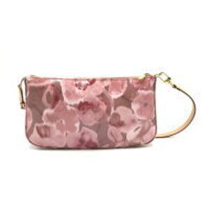 Louis Vuitton Pochette Accessoires Rose Pink Velours Vernis